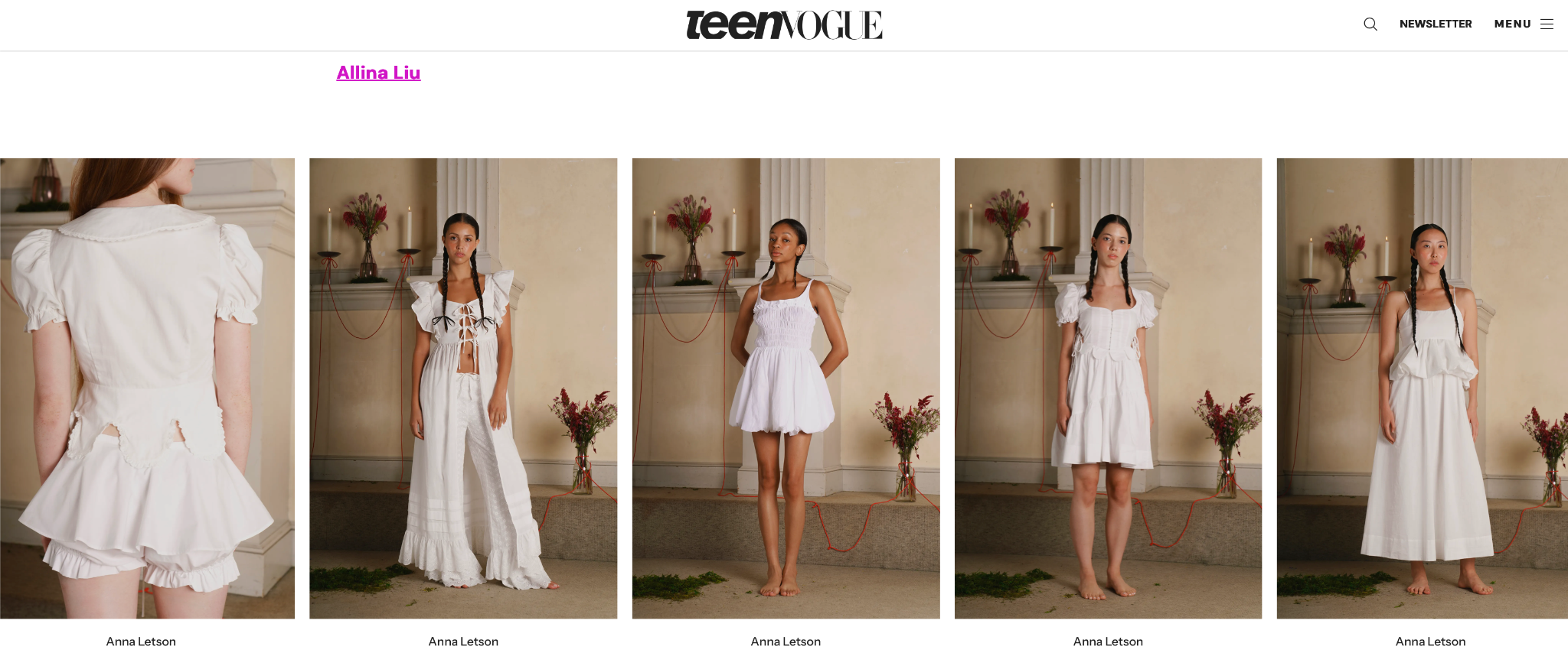 Allina Liu modeling and collection presentation image 9